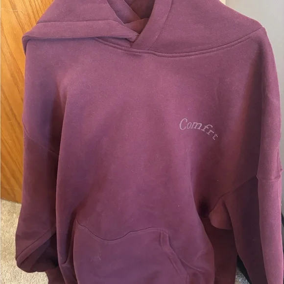 Comfrt Matching Maroon Set- hoodie & pants - Picture 2 of 3